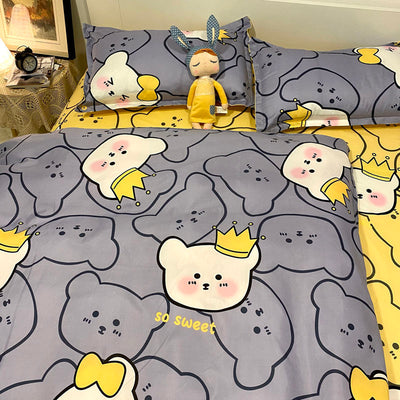 Juego de Sábanas de Tres Piezas para Cama Individual de Dormitorio Estudiantil - Image 30