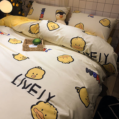 Juego de Sábanas de Tres Piezas para Cama Individual de Dormitorio Estudiantil - Image 33