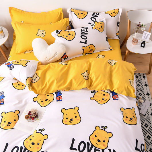 Juego de Sábanas de Tres Piezas para Cama Individual de Dormitorio Estudiantil - Image 36