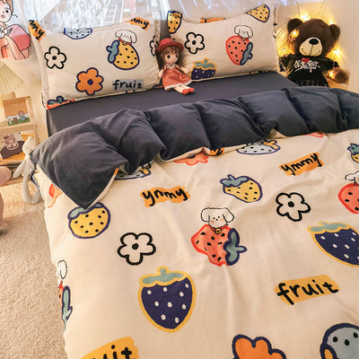 Juego de Sábanas de Tres Piezas para Cama Individual de Dormitorio Estudiantil - Image 39