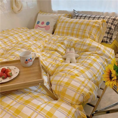 Juego de Sábanas de Tres Piezas para Cama Individual de Dormitorio Estudiantil - Image 40
