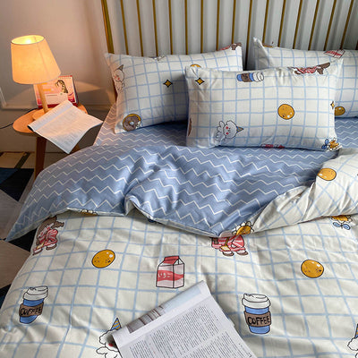 Juego de Sábanas de Tres Piezas para Cama Individual de Dormitorio Estudiantil - Image 2