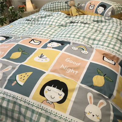 Juego de Sábanas de Tres Piezas para Cama Individual de Dormitorio Estudiantil - Image 15