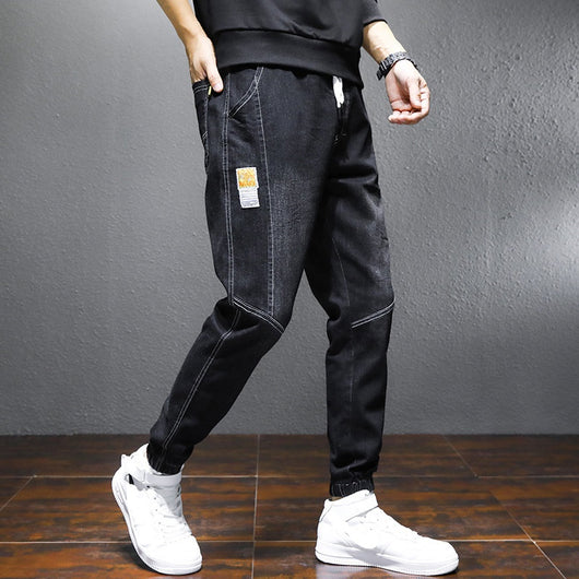Pantalones Vaqueros de Cintura Elástica con Cordón Ajustable - Image 10