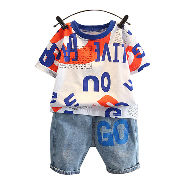 Conjunto de Verano para Bebé - Playera y Pantalón Corto