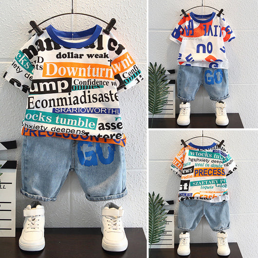 Conjunto de Verano para Bebé - Playera y Pantalón Corto