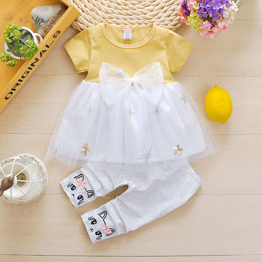 Vestido Estilo Occidental para Bebé - Conjunto Falda Infantil - Image 6