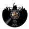 Reloj de Pared Decorativo Estilo Vinilo - Arte Musical Retro