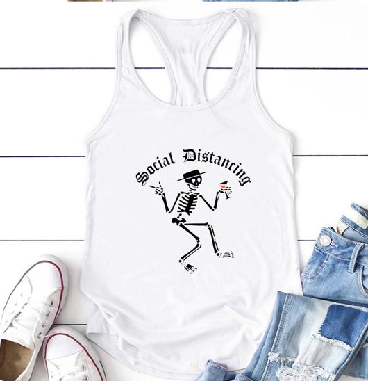 Chaleco Estampado de Distanciamiento Social para Mujer - Diseño Europeo y Americano - Image 4