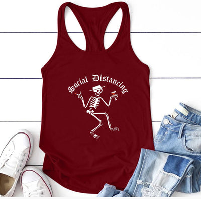 Chaleco Estampado de Distanciamiento Social para Mujer - Diseño Europeo y Americano - Image 5