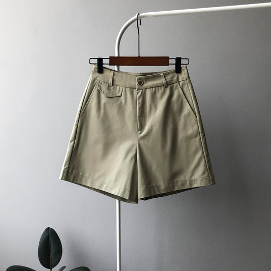 Shorts Casuales Cintura Alta Slim Fit para Mujer - Estilo Elegante y Cómodo