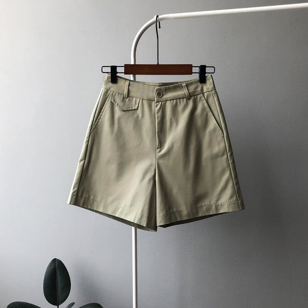 Shorts Casuales Cintura Alta Slim Fit para Mujer - Estilo Elegante y Cómodo