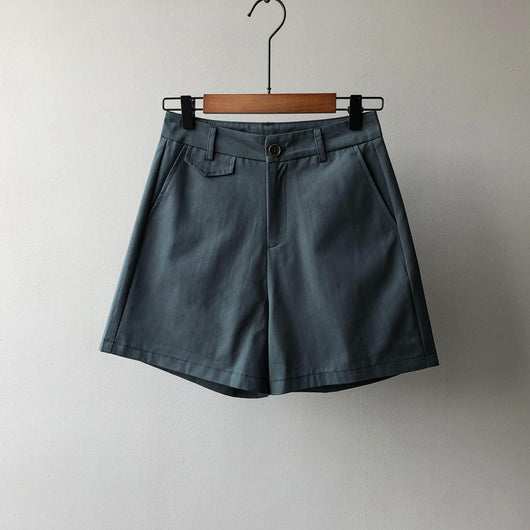 Shorts Casuales Cintura Alta Slim Fit para Mujer - Estilo Elegante y Cómodo - Image 3