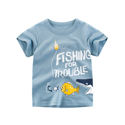 Camiseta Infantil de Manga Corta para Verano - Image 4