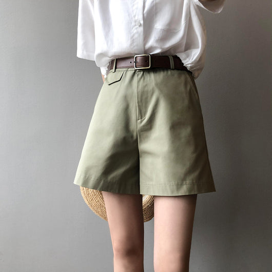 Shorts Casuales Cintura Alta Slim Fit para Mujer - Estilo Elegante y Cómodo - Image 8
