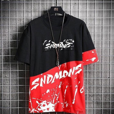 Sudadera con Capucha Estilo Coreano Hip-Hop Manga Corta Unisex - Image 3