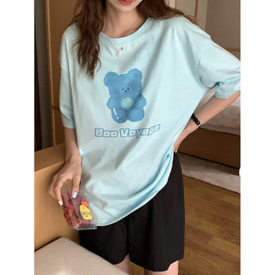 Blusa Suelta Coreana Casual Rejuvenecedora para Verano - Image 9