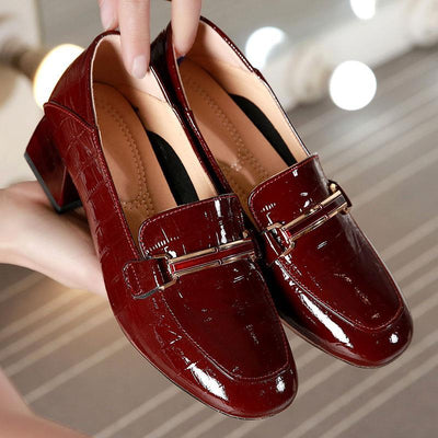 Zapatos de Cuero Genuino para Mujer - Suela Blanda y Cómoda, Diseño Clásico Británico - Image 7