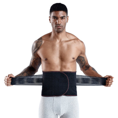 Faja Lumbar Deportiva con Soporte Ajustable Doble - Alivio de Dolor de Espalda