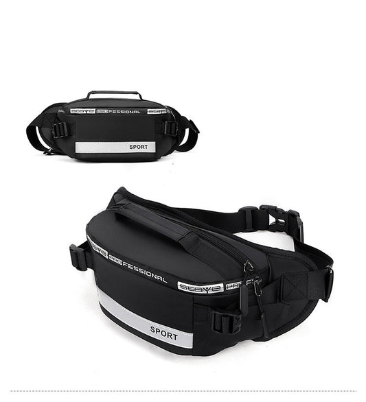 Bolsa de Cintura Coreana Multicapa Impermeable Gran Capacidad