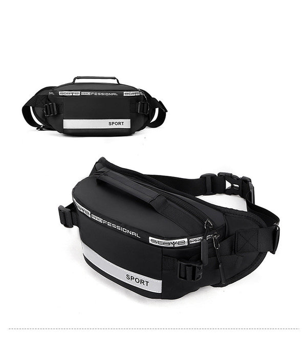 Bolsa de Cintura Coreana Multicapa Impermeable Gran Capacidad