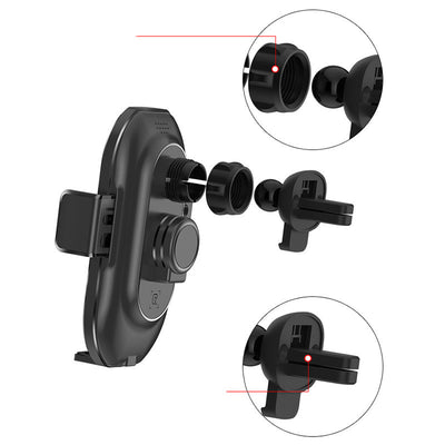 Soporte Inalámbrico para Celular en Auto con Carga Rápida - Image 5