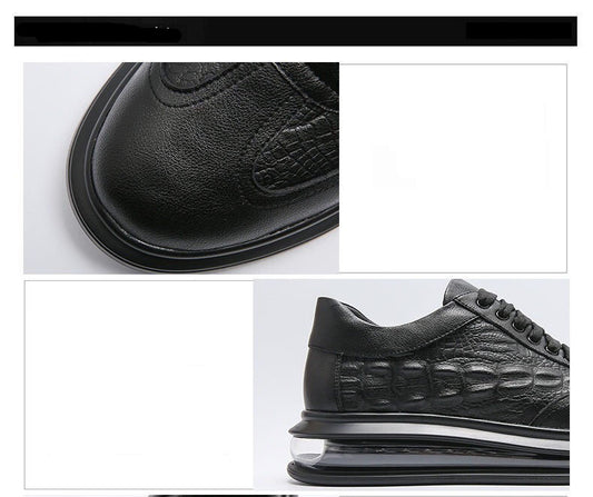 Zapatillas Deportivas Coreanas con Cámara de Aire Elevada - Estilo Casual Versátil - Image 2