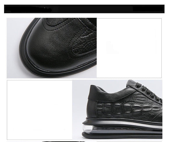 Zapatillas Deportivas Coreanas con Cámara de Aire Elevada - Estilo Casual Versátil