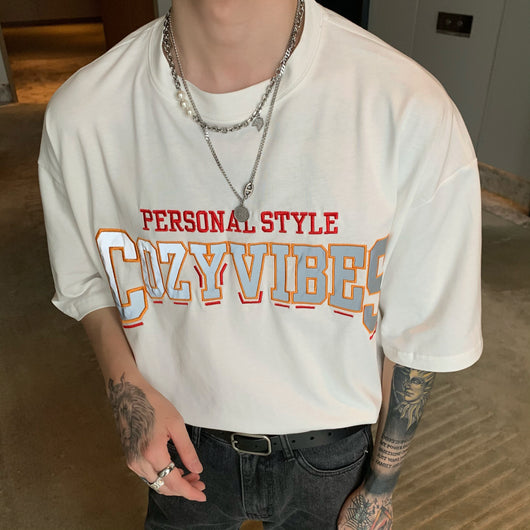 Playera Hip Hop Reflectante para Parejas - Diseño Urbano con Letras Brillantes - Image 12