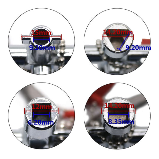 Llave Multiusos 4 en 1 para Servicios de Gas, Agua y Electricidad - Image 5