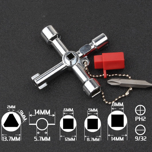 Llave Multiusos 4 en 1 para Servicios de Gas, Agua y Electricidad - Image 2