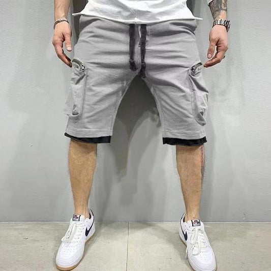 Shorts Deportivos Casuales Talla Grande para Hombre - Pantalones Cortos de Moda Internacional