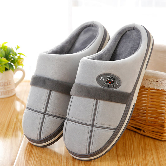 Pantuflas de Algodón Extragrandes para Hombre - Invierno