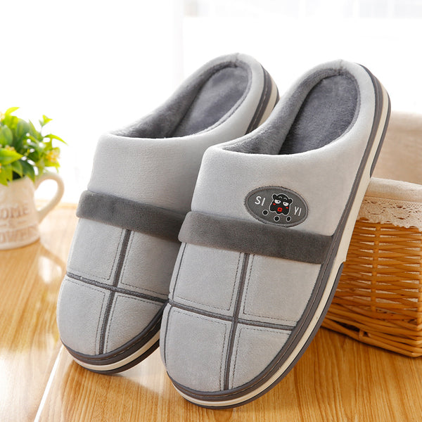 Pantuflas de Algodón Extragrandes para Hombre - Invierno