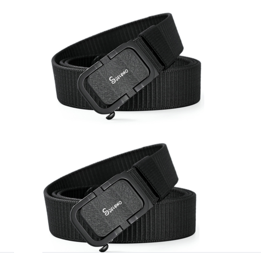 Cinturón de Lona Automático sin Hebilla - Resistente para Uso Outdoor y Casual - Image 7
