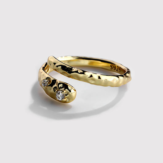 Anillo de Diamantes Serpiente Personalizado en Plata - Image 8
