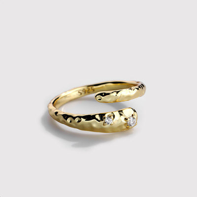 Anillo de Diamantes Serpiente Personalizado en Plata - Image 3