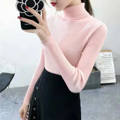 Suéter Cuello Alto Acolchado Cálido para Mujer - Image 10