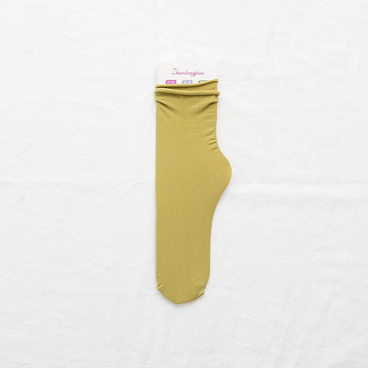 Calcetines de Terciopelo con Rayas Verticales y Puño Acanalado - Image 17