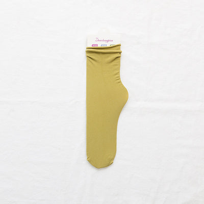 Calcetines de Terciopelo con Rayas Verticales y Puño Acanalado - Image 11