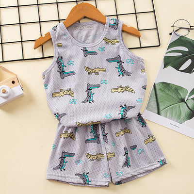 Conjunto Infantil de Algodón con Diseño de Malla - Estilo Coreano - Image 17