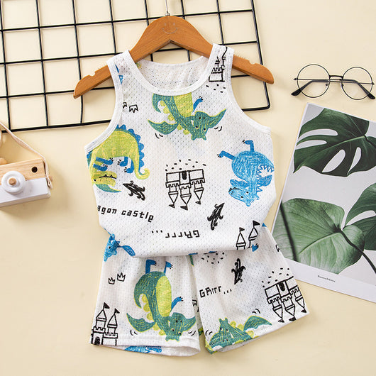 Conjunto Infantil de Algodón con Diseño de Malla - Estilo Coreano - Image 20