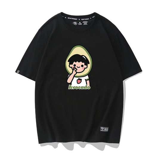 Camiseta Harajuku Verde Aguacate - Estilo Urbano Fresco para Estudiantes - Image 28