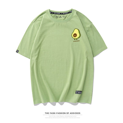 Camiseta Harajuku Verde Aguacate - Estilo Urbano Fresco para Estudiantes - Image 25