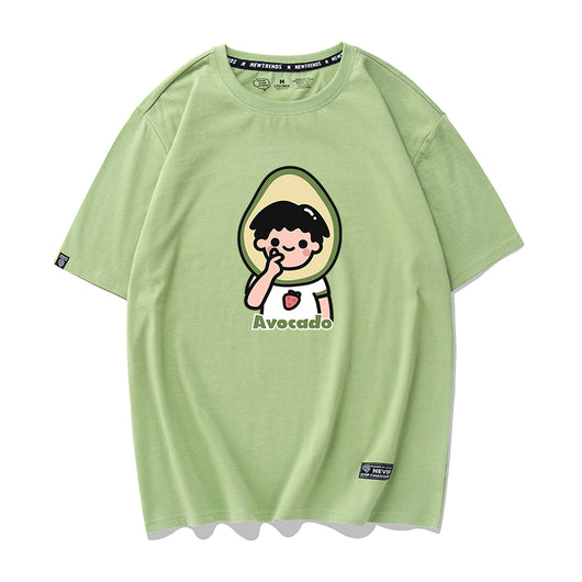 Camiseta Harajuku Verde Aguacate - Estilo Urbano Fresco para Estudiantes - Image 35