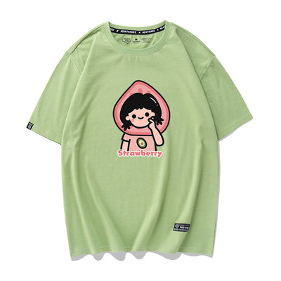 Camiseta Harajuku Verde Aguacate - Estilo Urbano Fresco para Estudiantes - Image 36