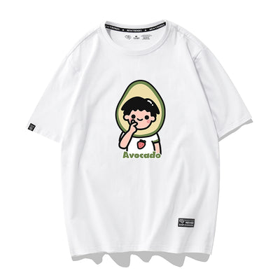 Camiseta Harajuku Verde Aguacate - Estilo Urbano Fresco para Estudiantes - Image 6