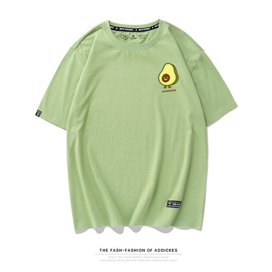 Camiseta Harajuku Verde Aguacate - Estilo Urbano Fresco para Estudiantes - Image 16