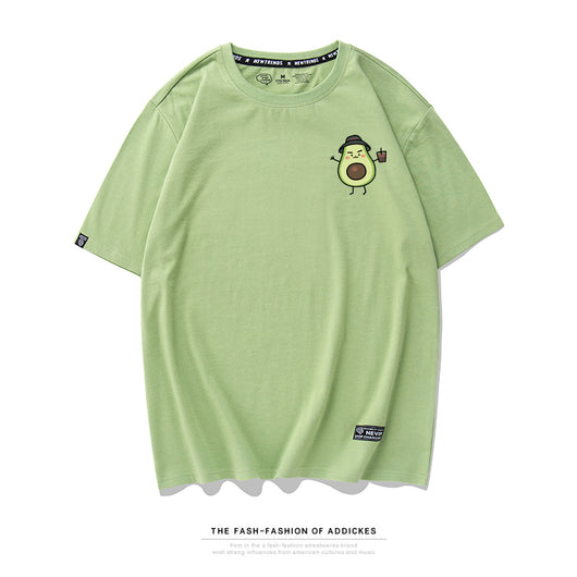Camiseta Harajuku Verde Aguacate - Estilo Urbano Fresco para Estudiantes - Image 15