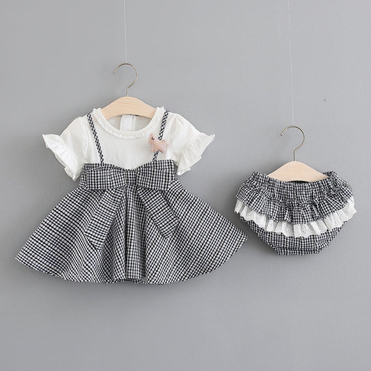 Conjunto de Dos Piezas: Camisa y Shorts con Costuras Reforzadas